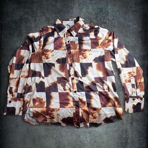 Stylish Women's Checkered Blouse